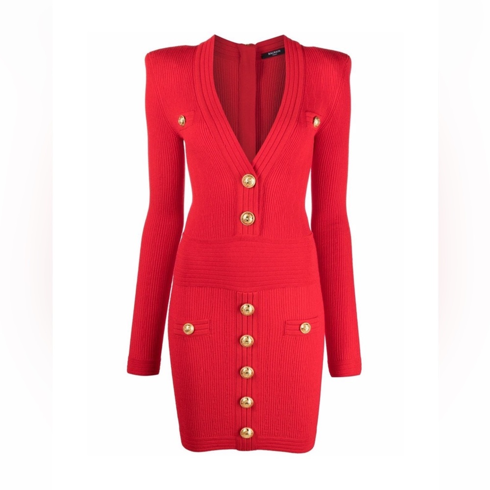 Brand new sold out balmain knit dress FR46
